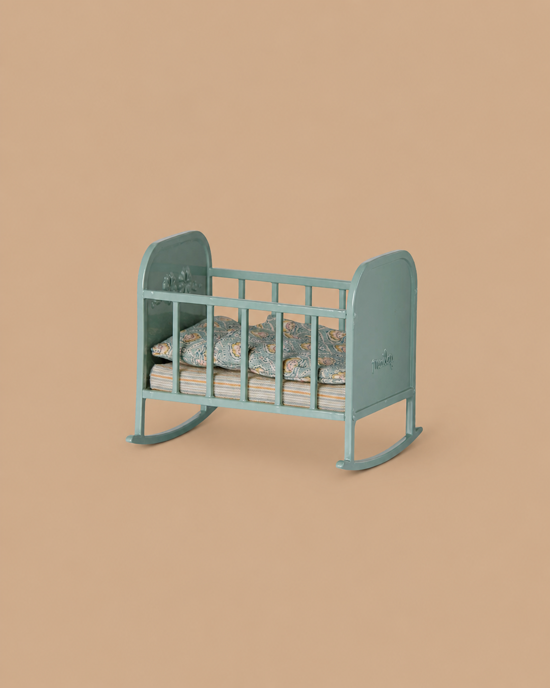 Maileg | Cradle | Mouse | Blue mint
