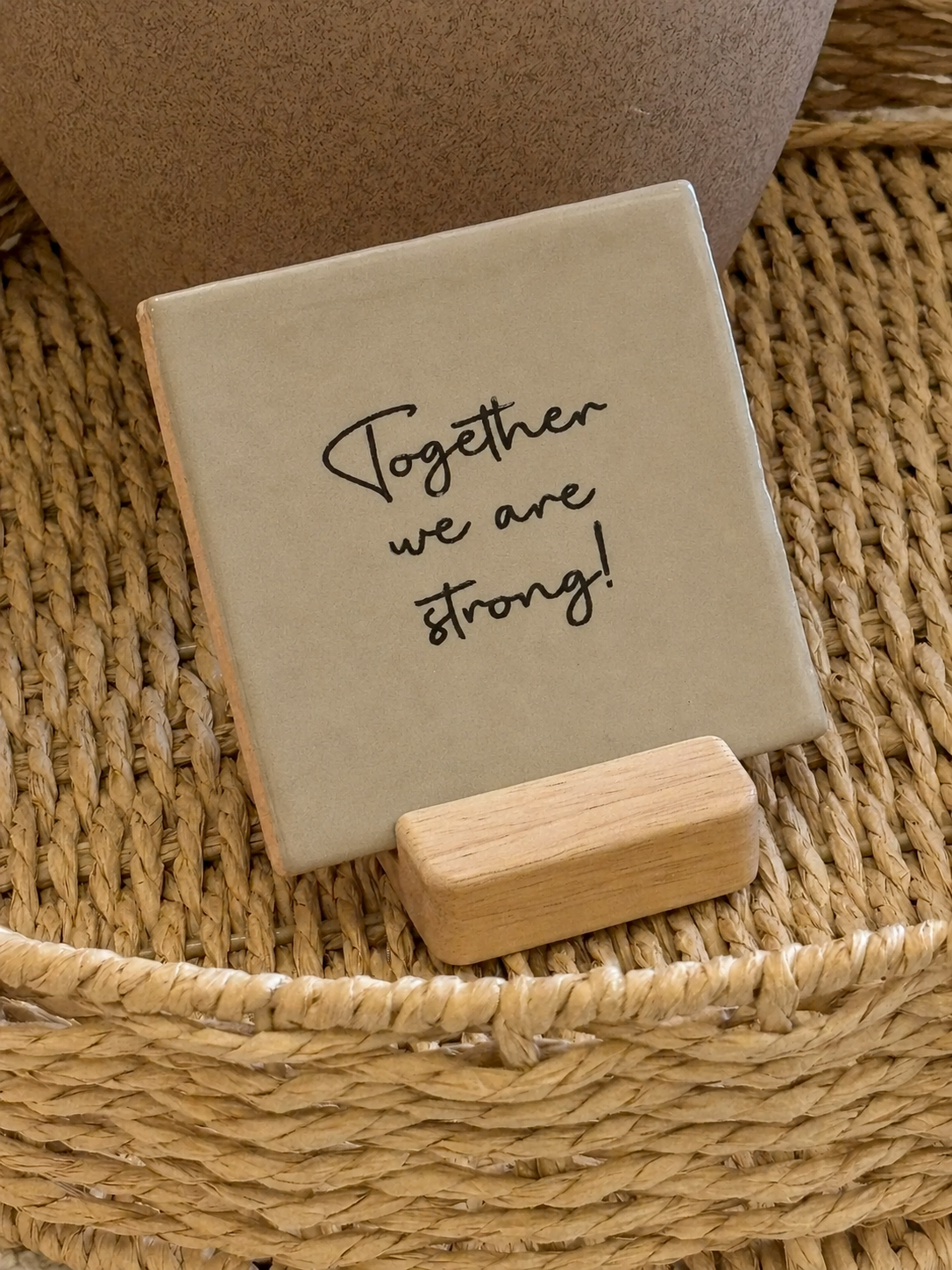 Tegeltje | Together we are strong