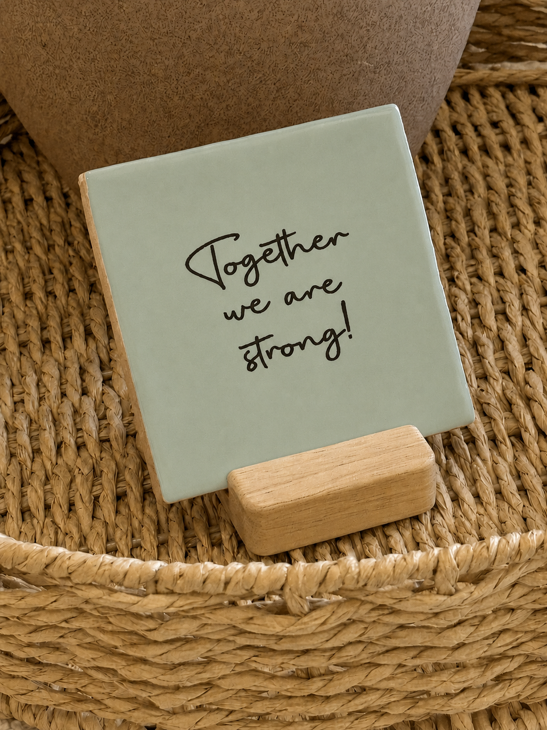 Tegeltje | Together we are strong