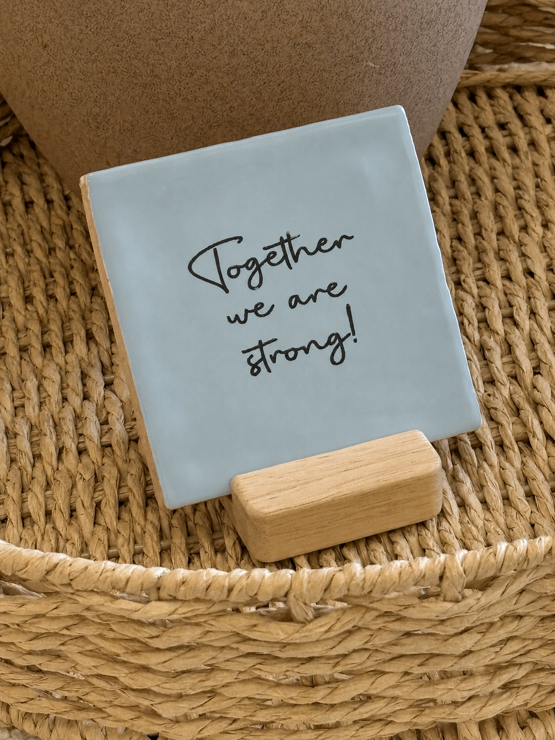 Tegeltje | Together we are strong