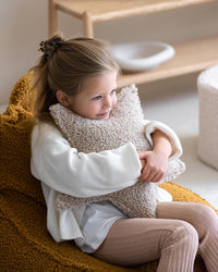 Teddy sierkussen | Ster | Biscuit