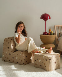 Kinder loungestoel | Cloud | Terrazzo Sand