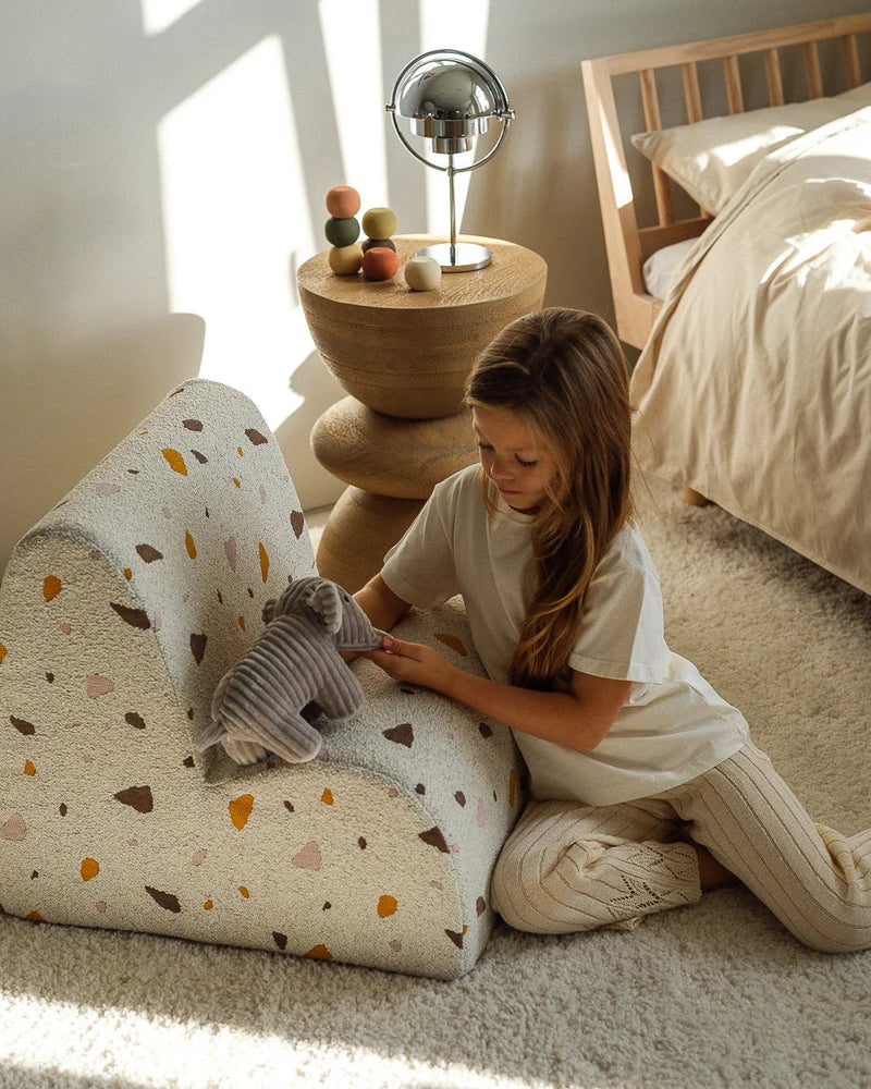 Kinder loungestoel | Cloud | Terrazzo Marble