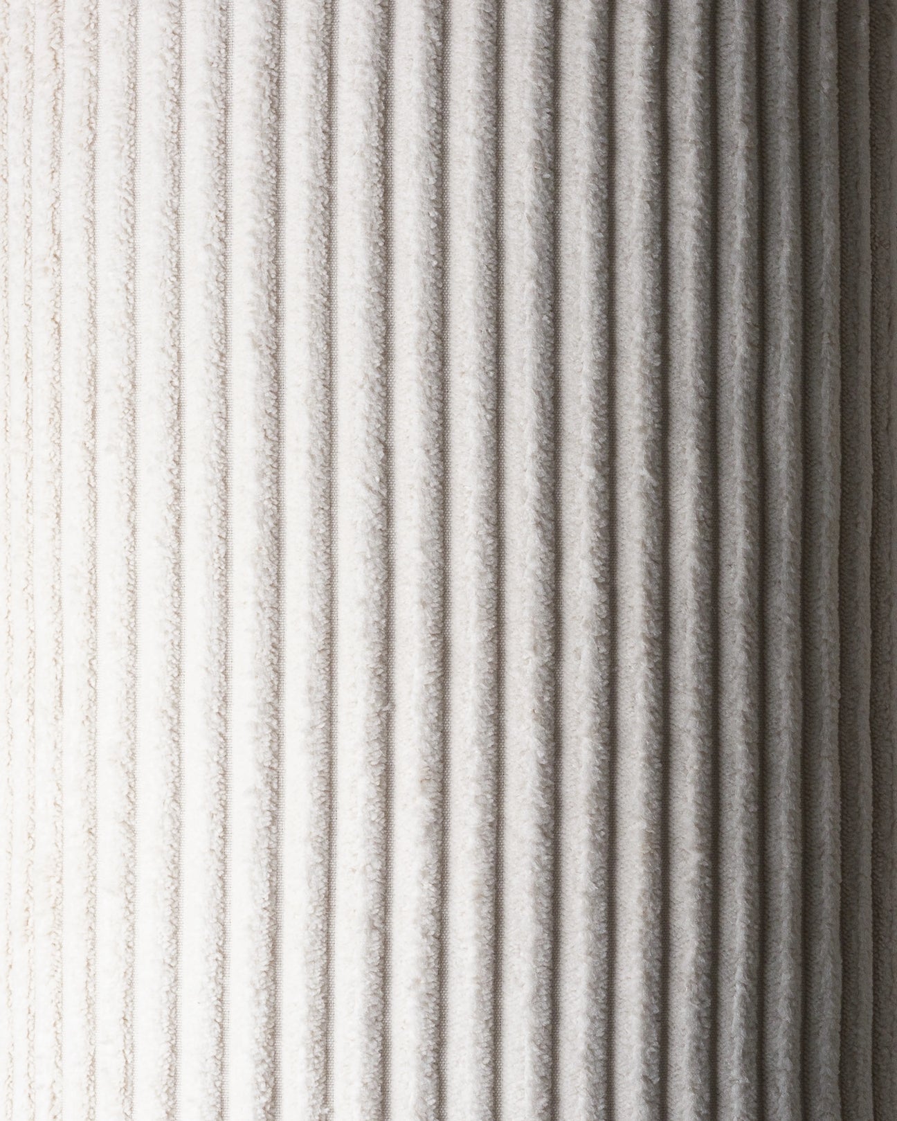 Heerlijk zachte ribstof van de kindermeubels. Detailfoto