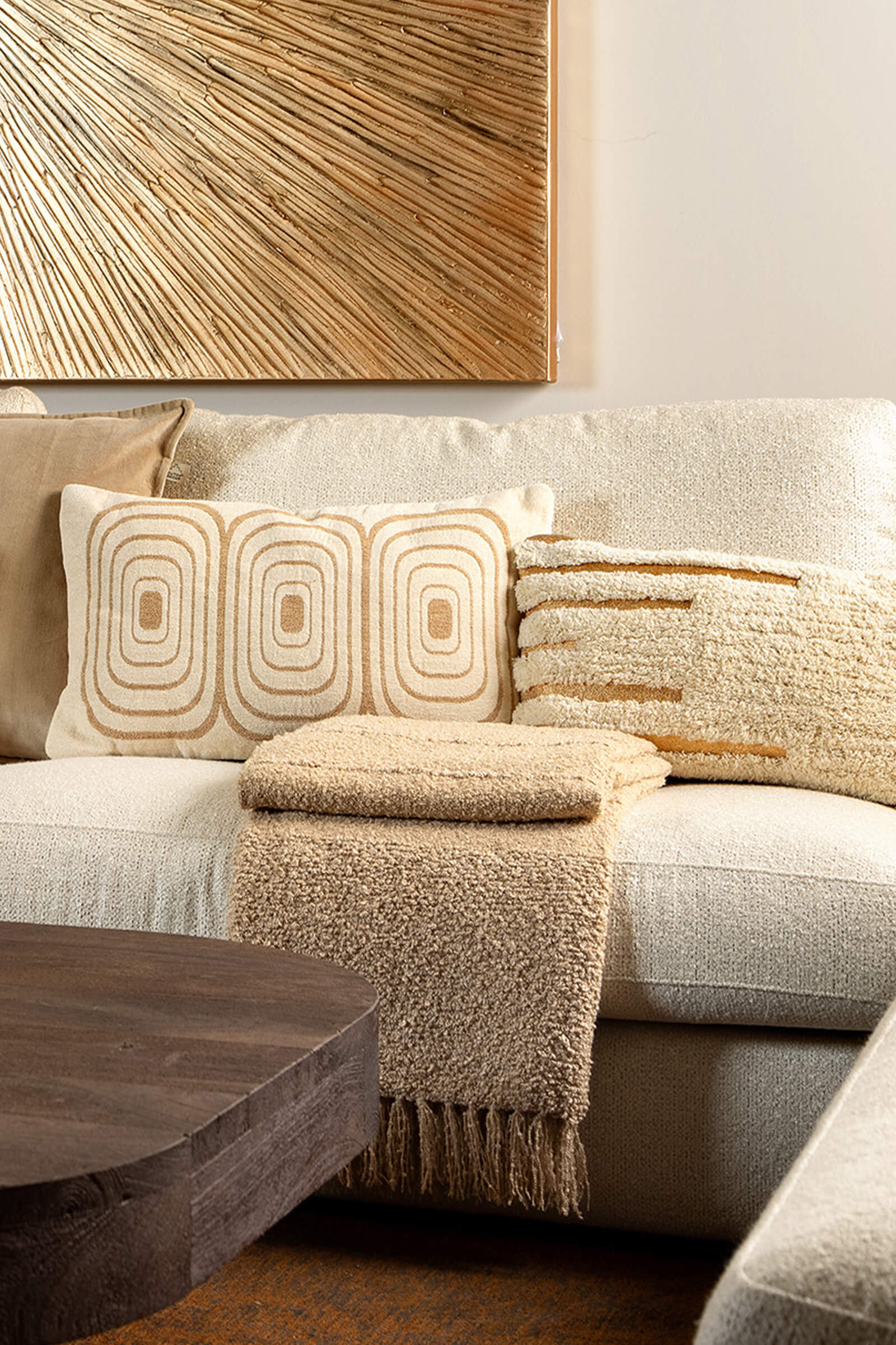 Plaid Senna | 140 x 180 cm | Irish cream