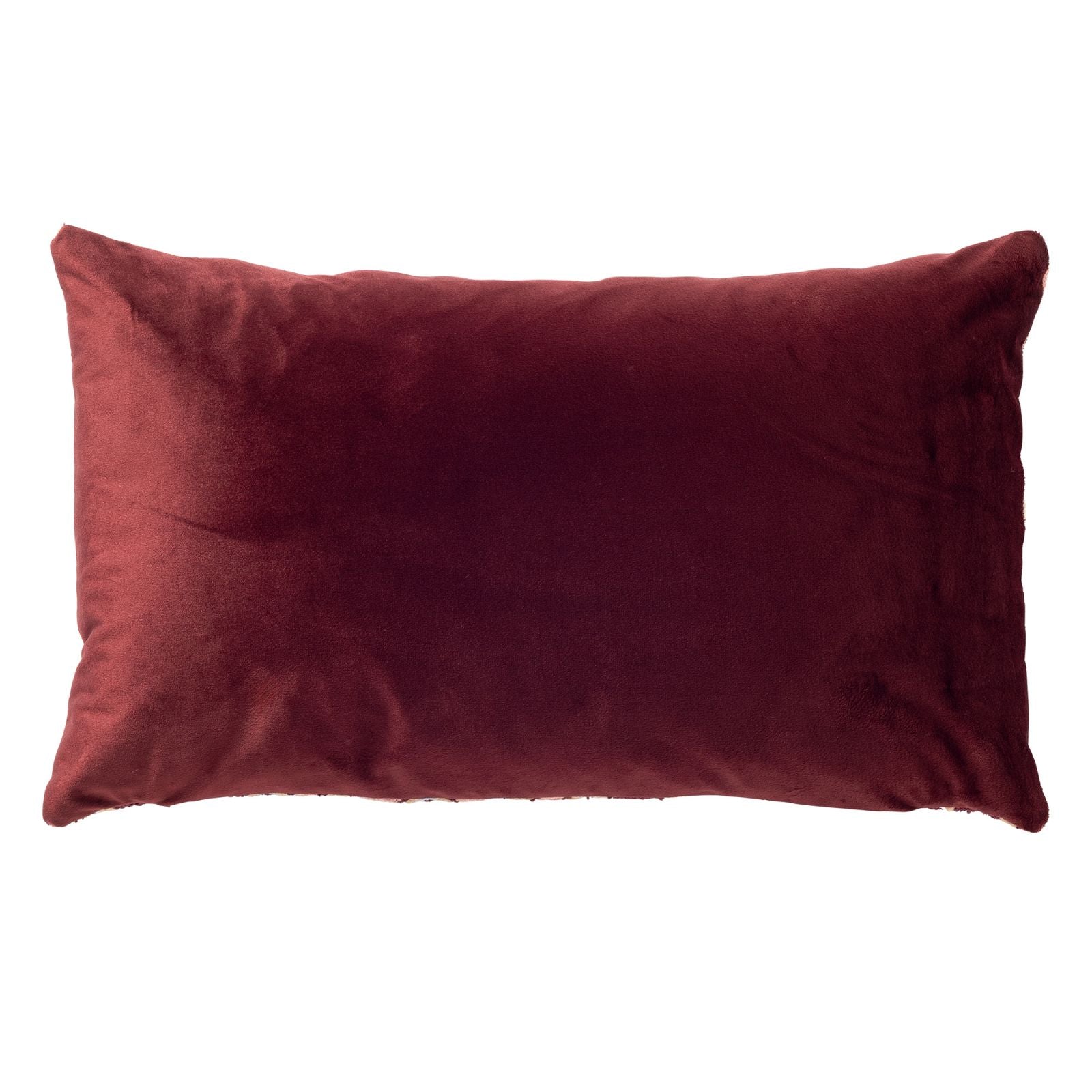 Pre-order | Sierkussen Liro | 30 x 50 cm | Maroon banner