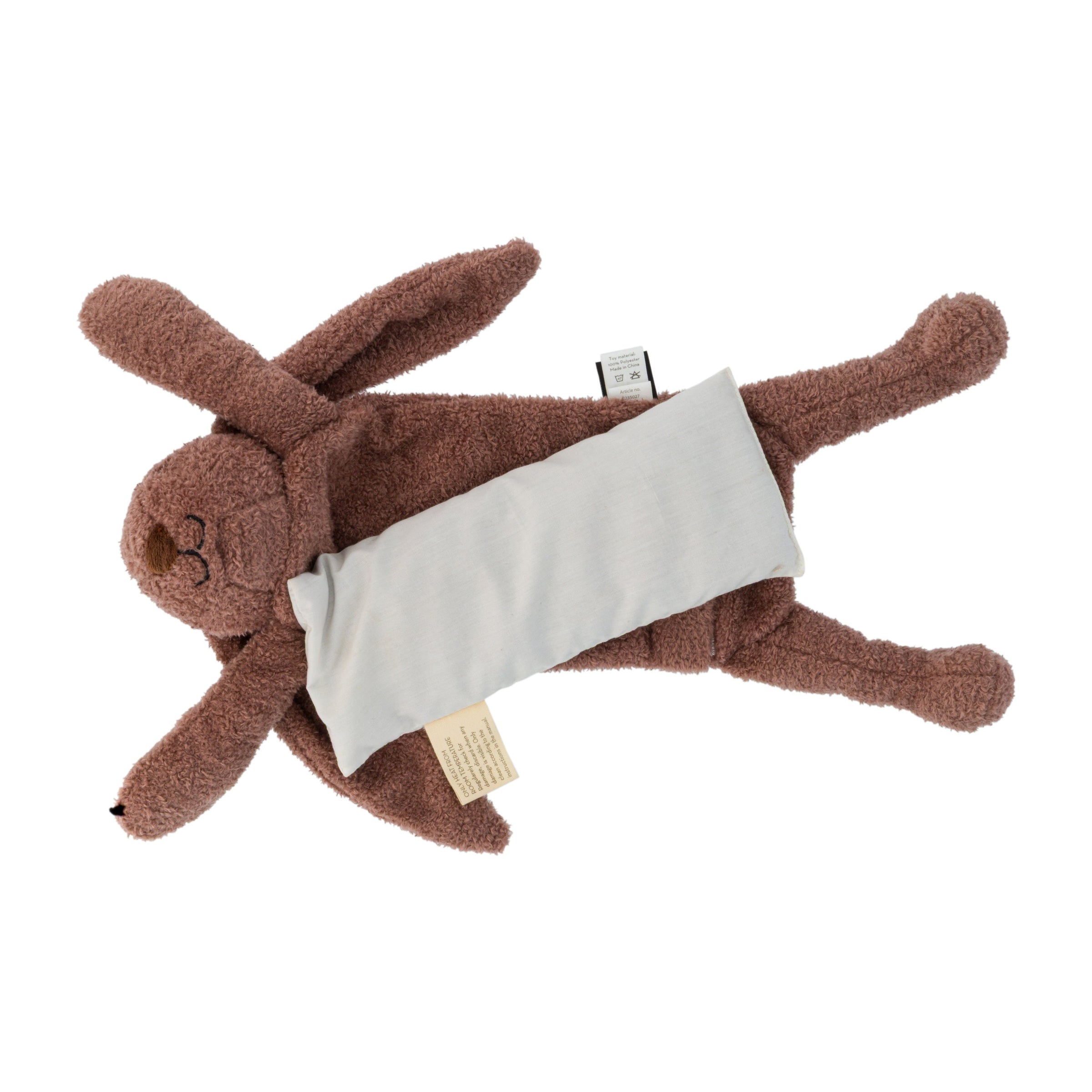 Pre-order | Warmteknuffel | Konijn Milo | Chocolate