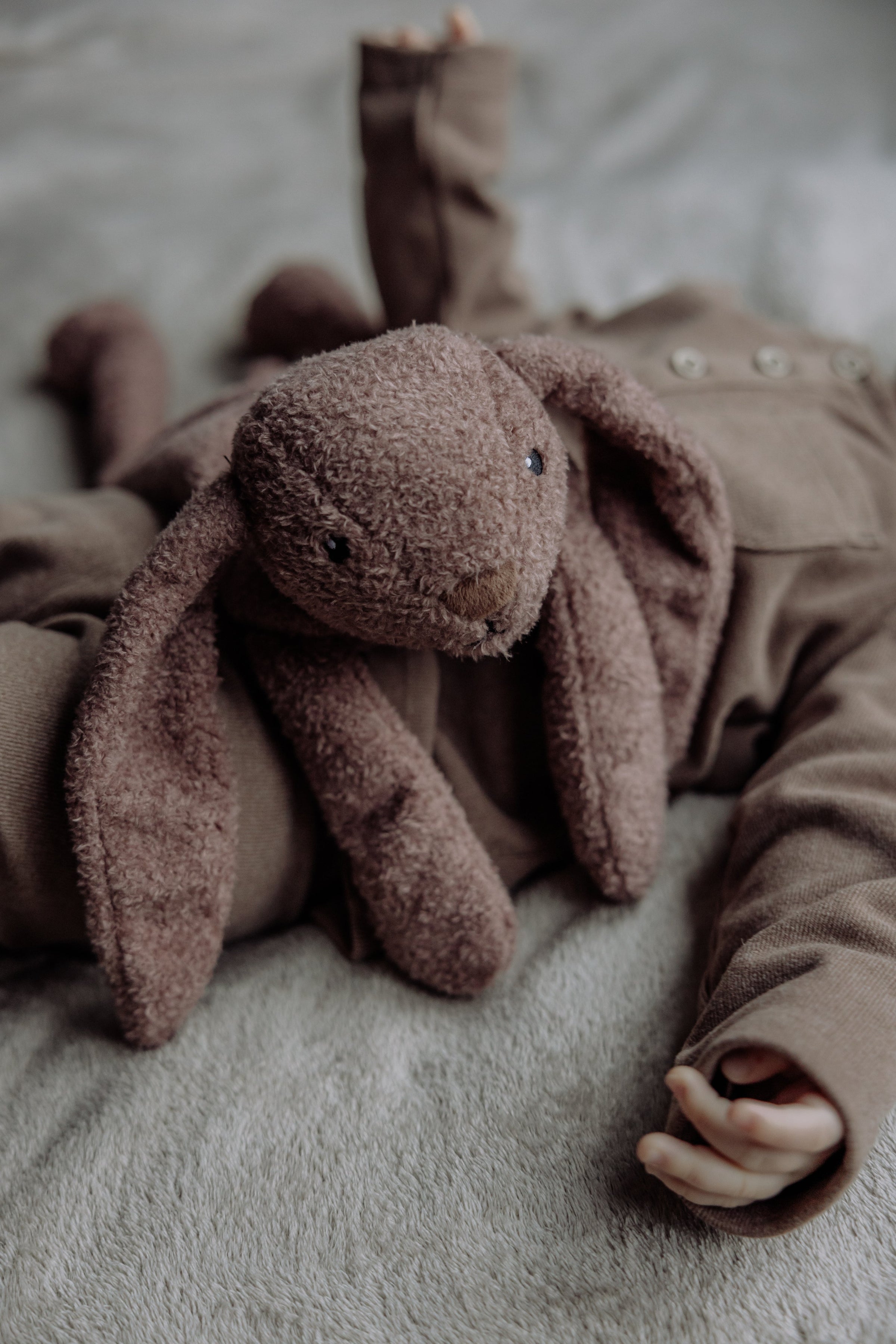Pre-order | Warmteknuffel | Konijn Milo | Chocolate