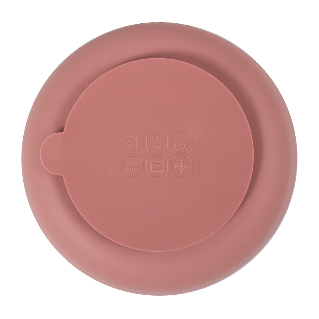 Siliconen kommen | Set van 2 | Rose