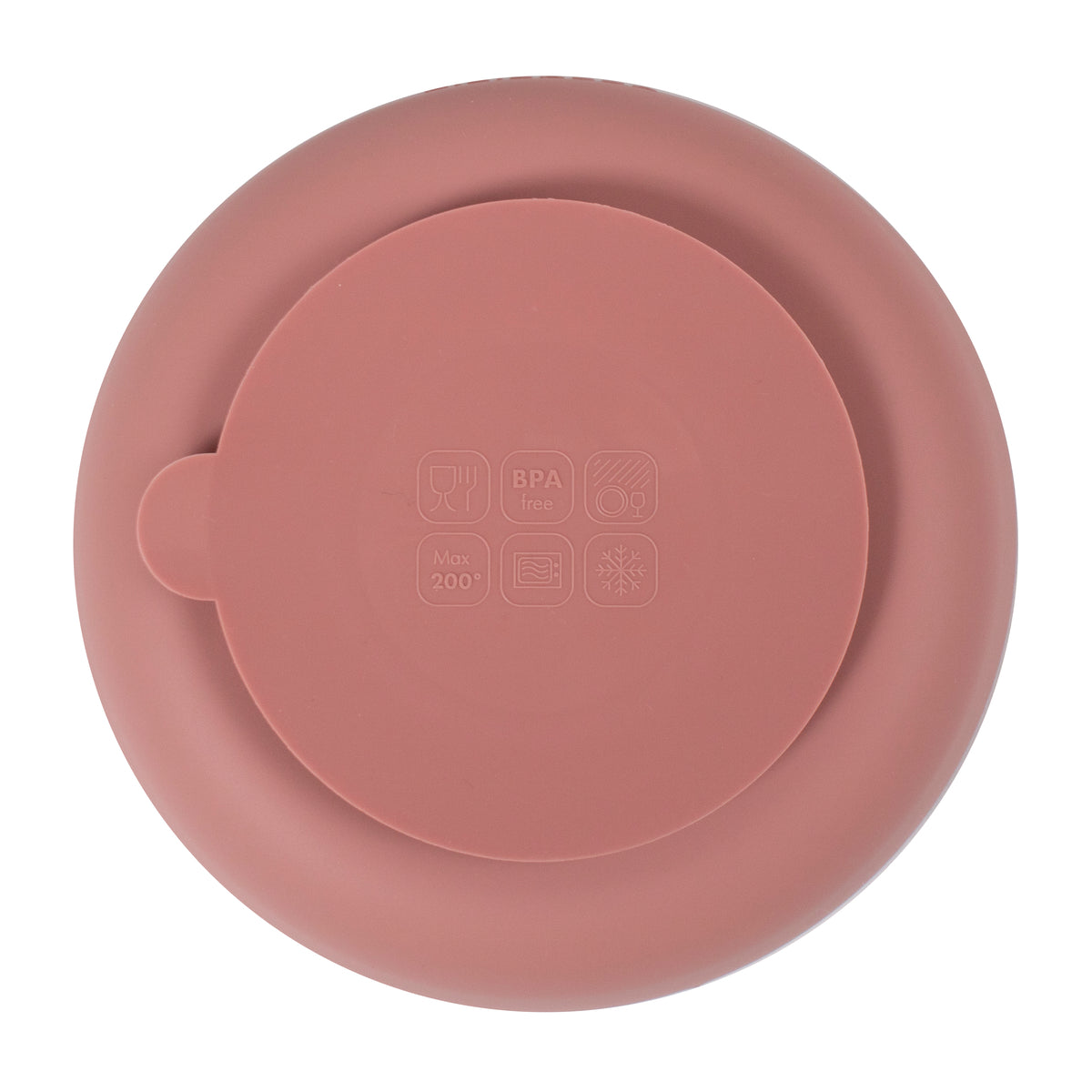 Siliconen kommen | Set van 2 | Rose