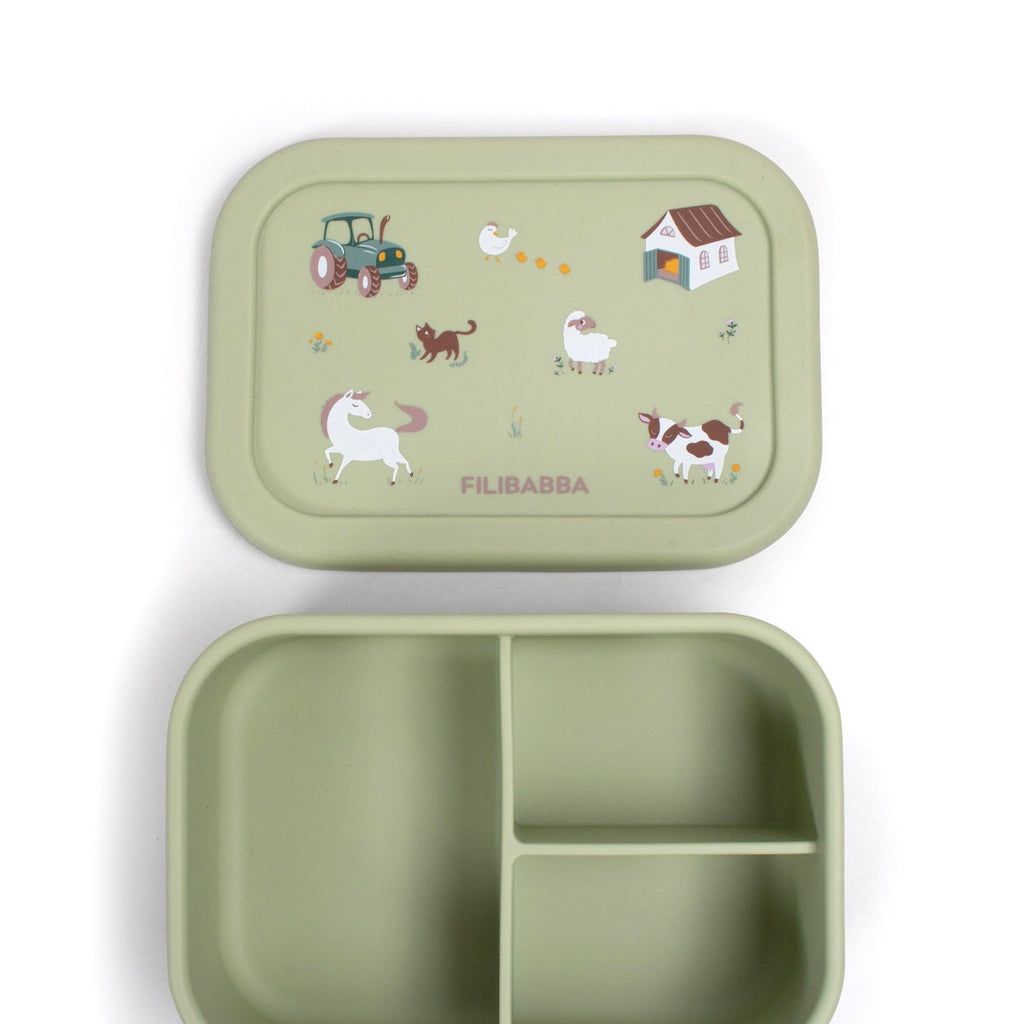 Siliconen lunchbox | Boerderijdieren