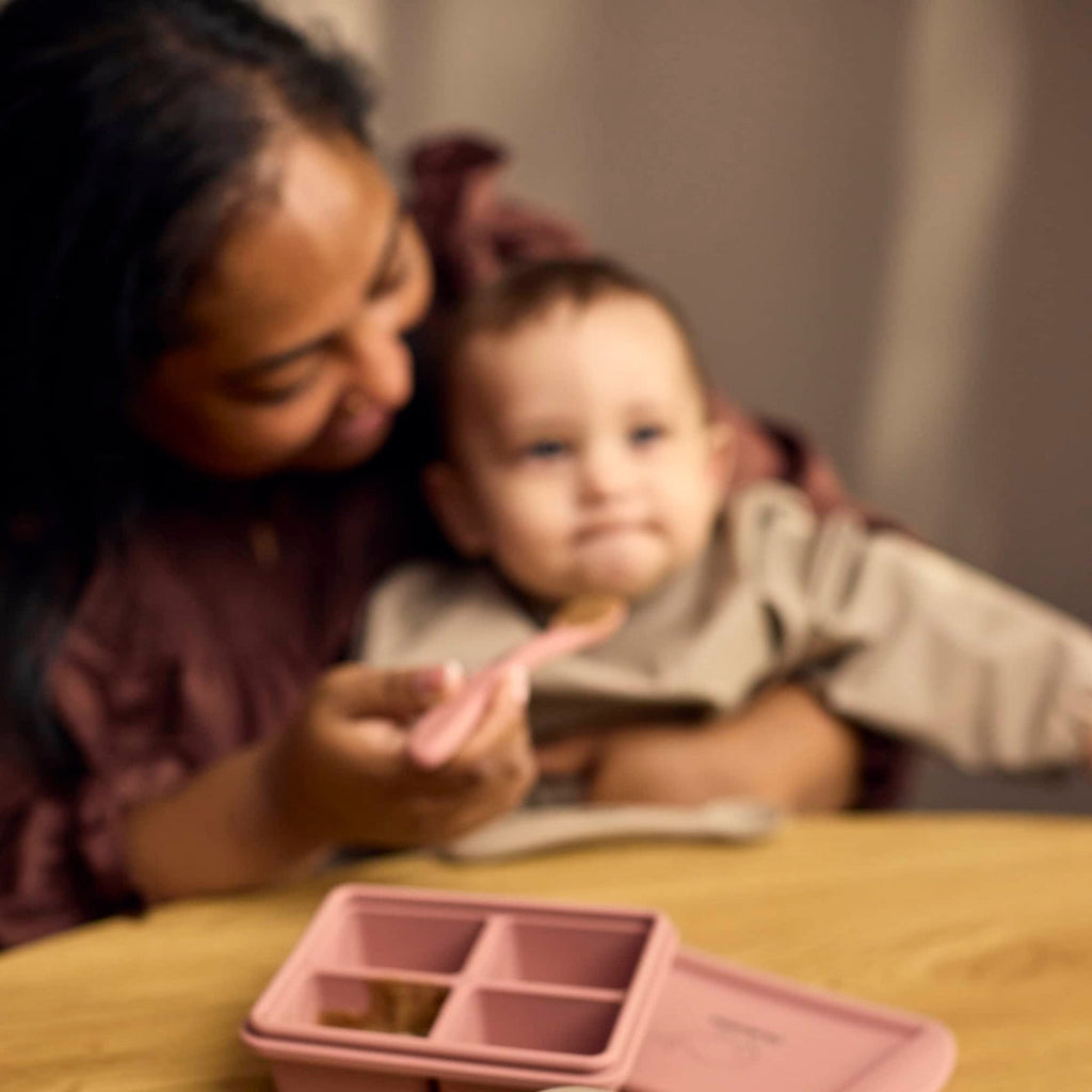 Diepvriesbakje voor babyvoeding | Set van 2 | Rose mix