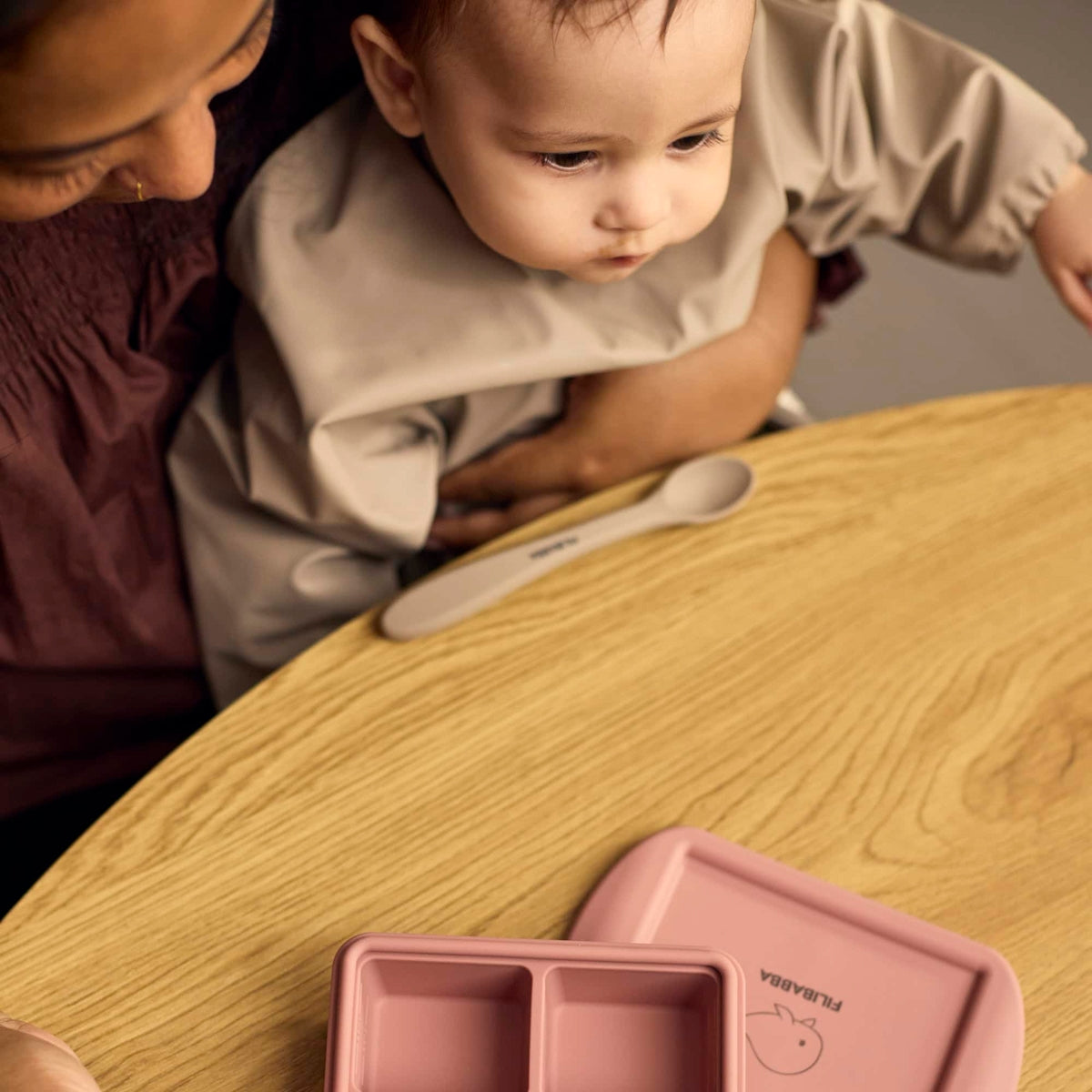 Diepvriesbakje voor babyvoeding | Set van 2 | Rose mix