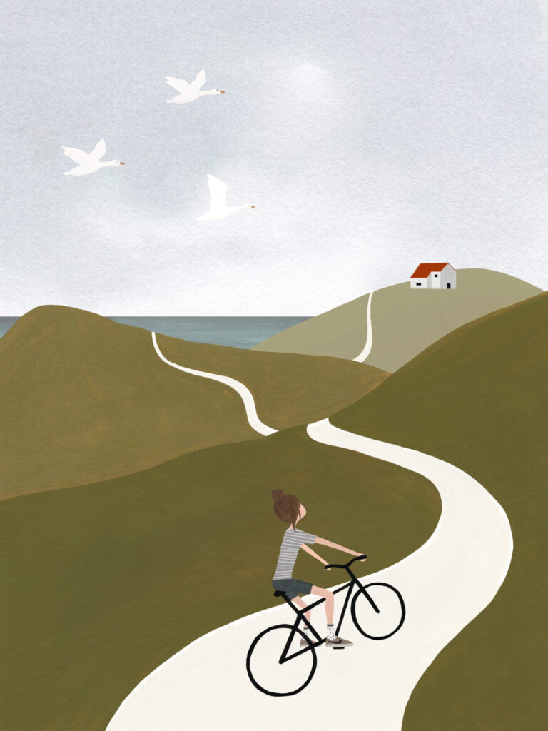 Wenskaart | Fietsen | A6