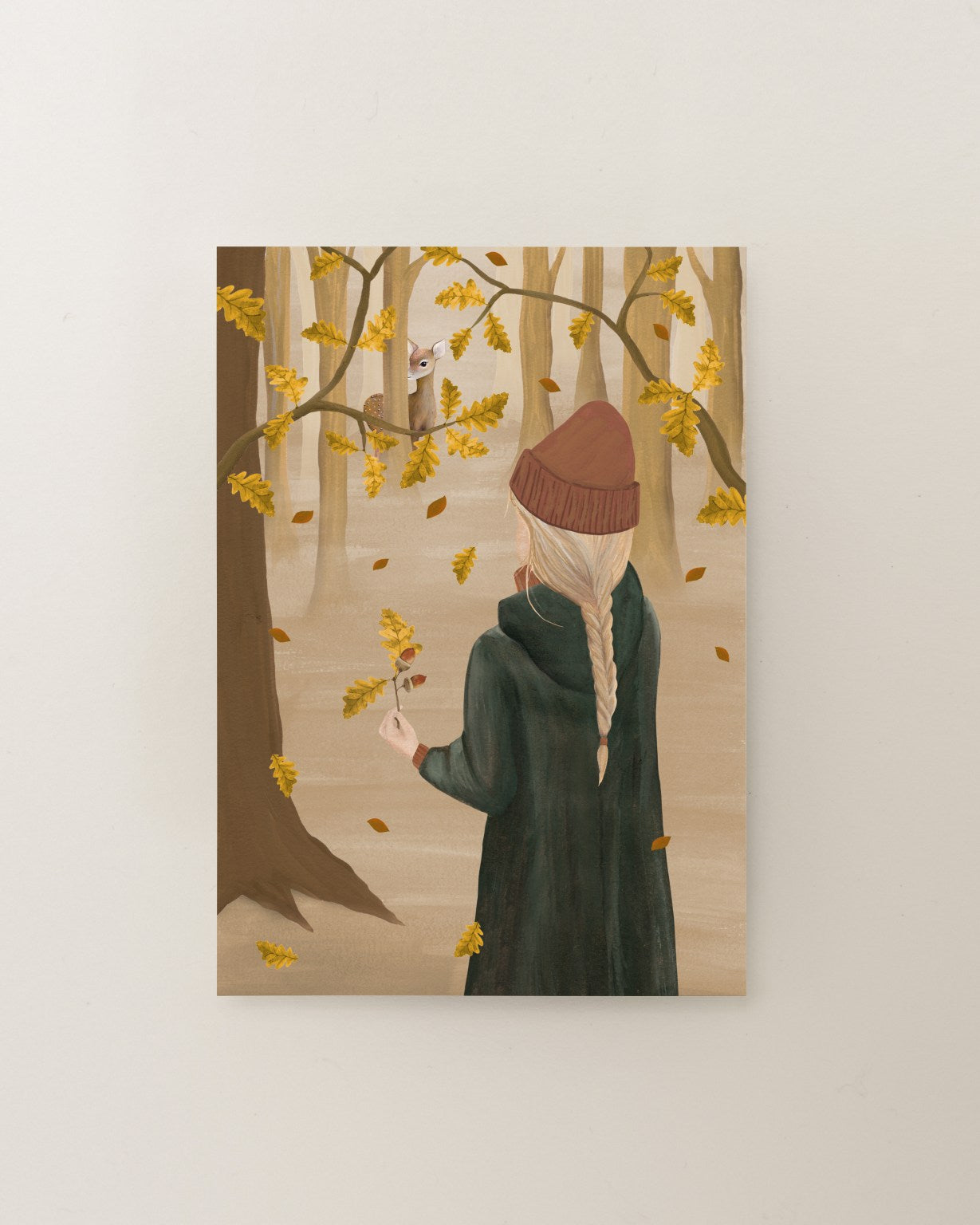 Enkele kaart | Herfstbos