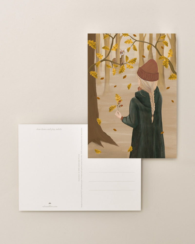 Enkele kaart | Herfstbos