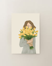 Enkele kaart | Tulpenboeket