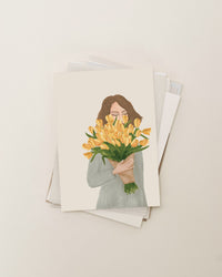 Enkele kaart | Tulpenboeket