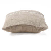 Kussenhoes | Linnen stitch | Naturel & wit