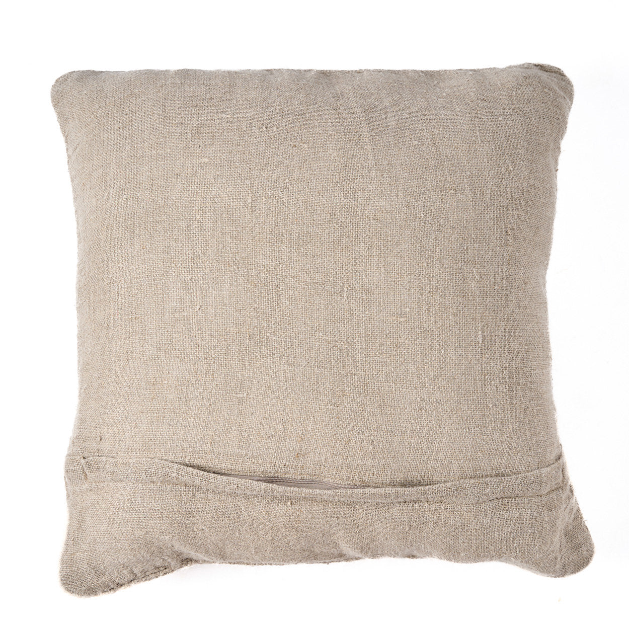 Kussenhoes | Linnen stitch | Naturel & wit