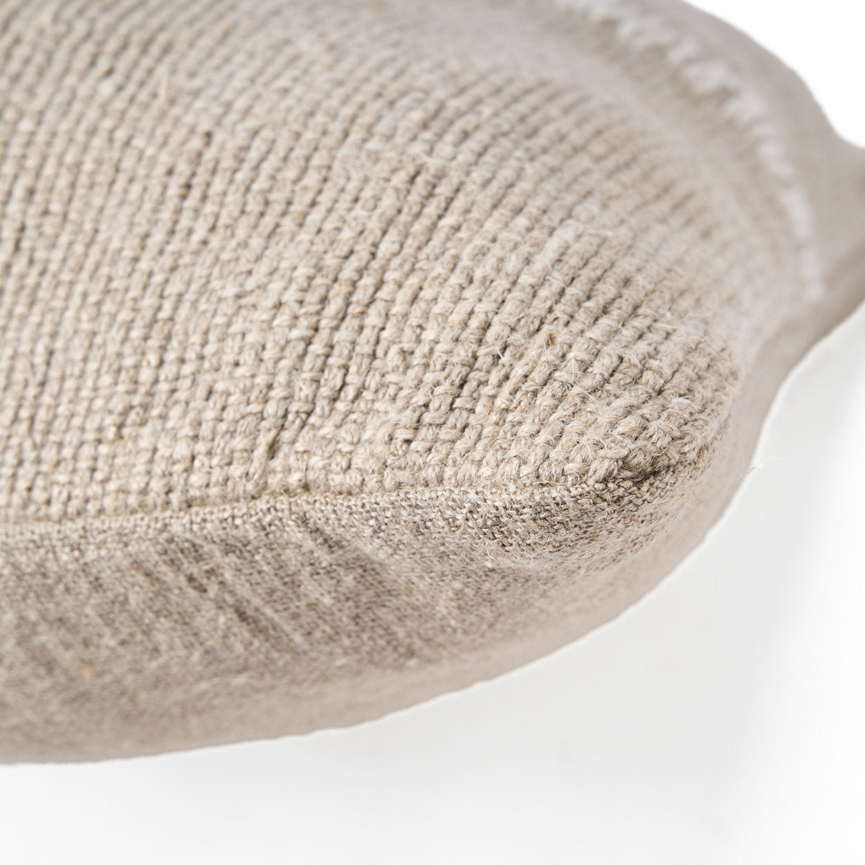 Kussenhoes | Linnen stitch | Naturel & wit