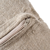 Kussenhoes | Linnen stitch | Naturel & wit
