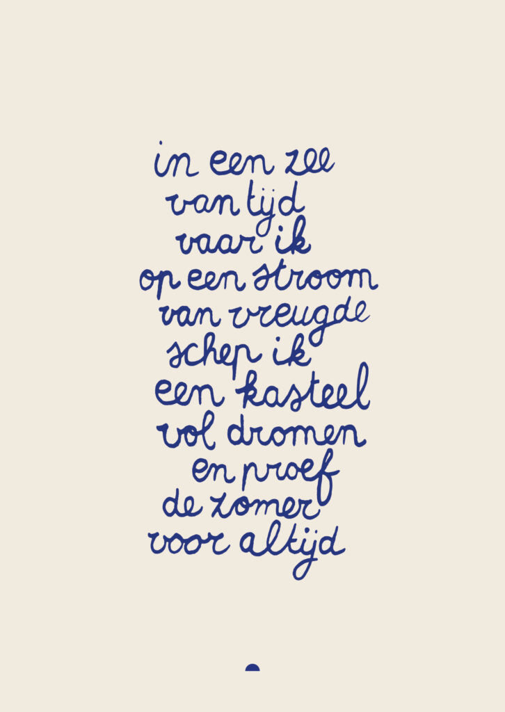Wenskaart | In een zee van tijd | A6