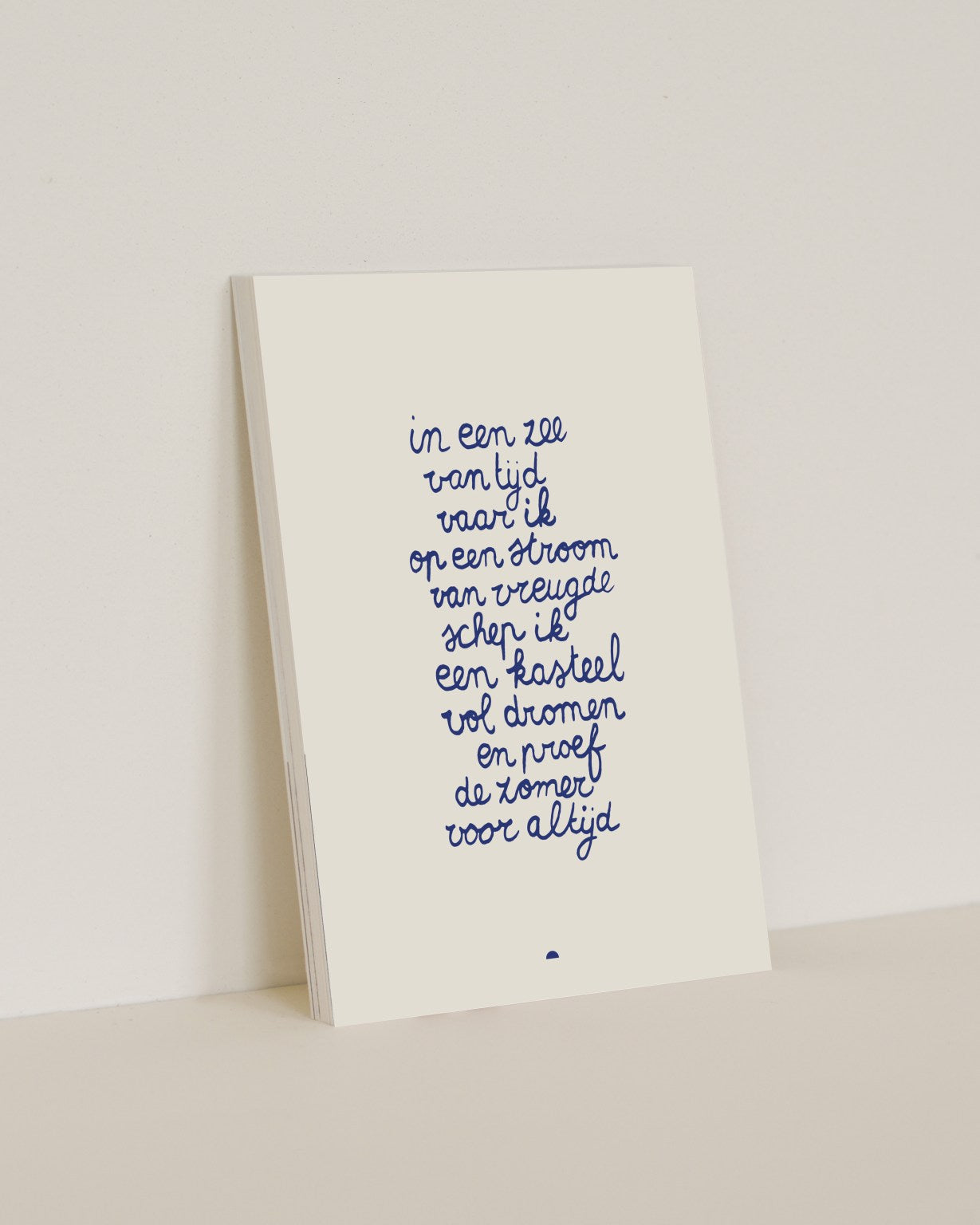 Enkele kaart | In een zee van tijd