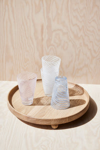 Waterglas | Yuka swirl | Set van 2 | Roze