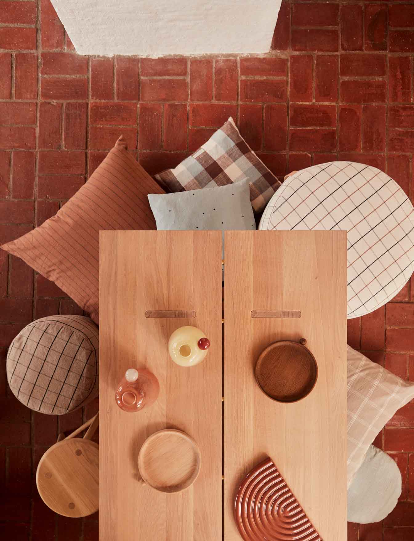 Kussenhoes Kyoto | 80 x 80 cm | Dark caramel