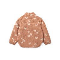 Achterkant van het teddy jasje van Liedood