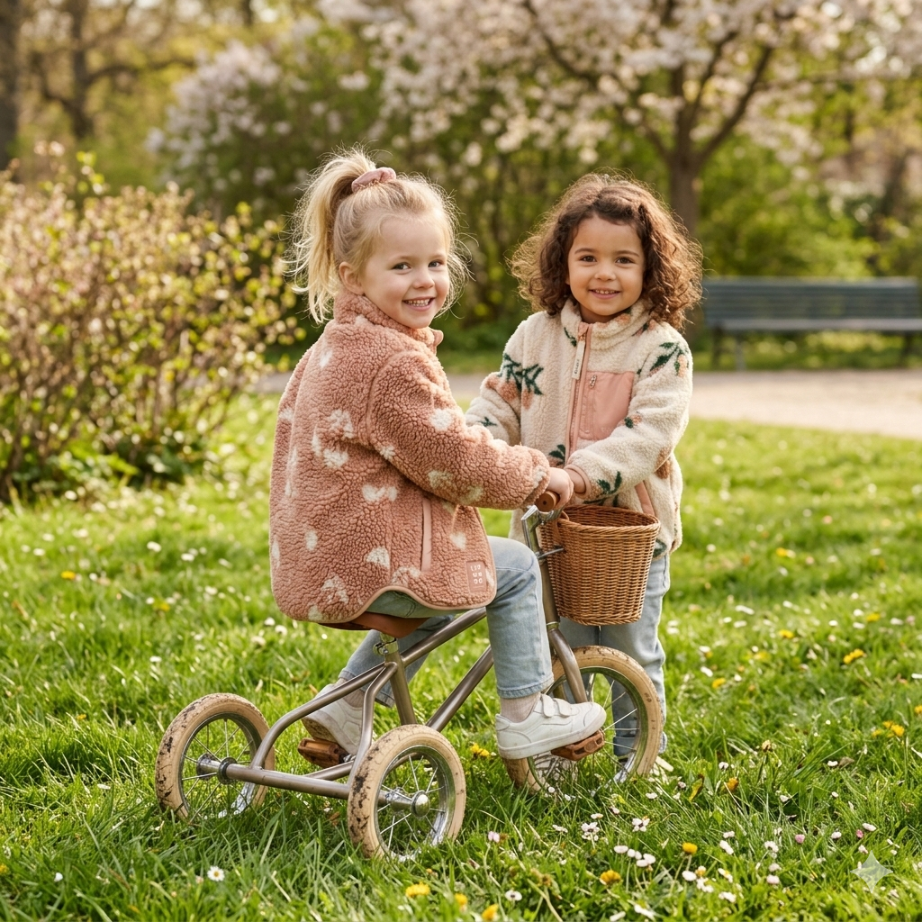 Liewood Nolan Teddy Jas | Voorjaar/Najaar | Peach & Sea Shell