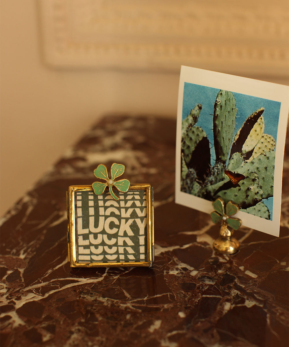 Mini fotolijstje | Lucky clover
