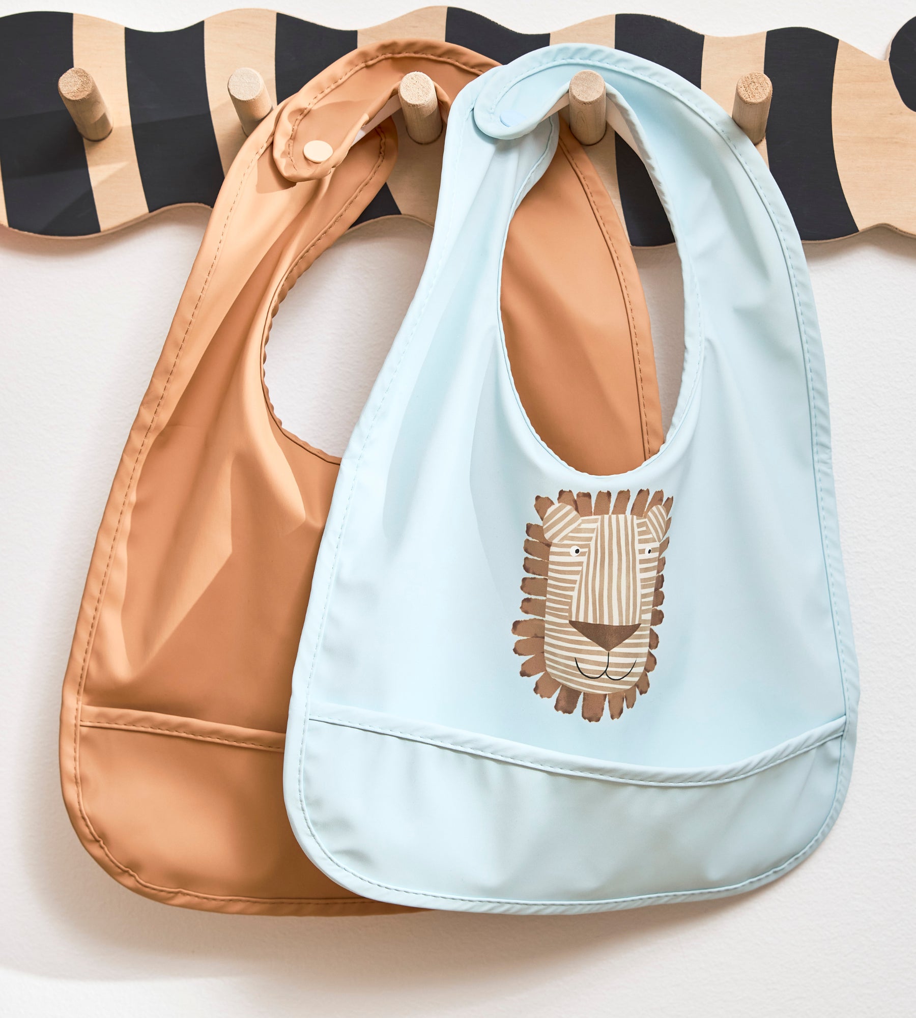 Slabbetje | Lobo lion | Set van 2