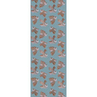 Behangstaal owl | Sky blue | Aniek Bartels