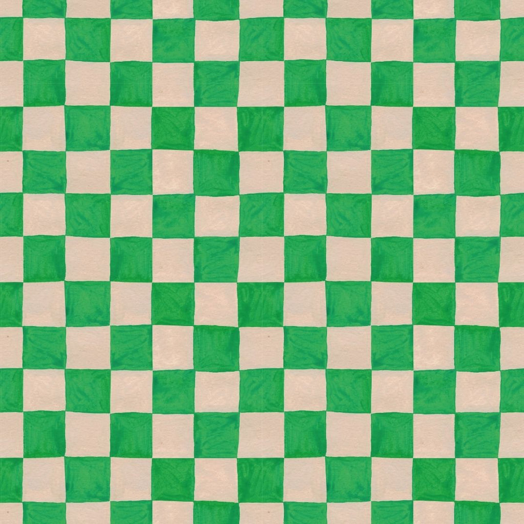 Behangstaal | Square blocks | Green