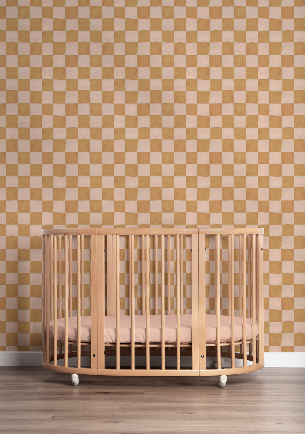 Behangstaal | Square blocks | Sand