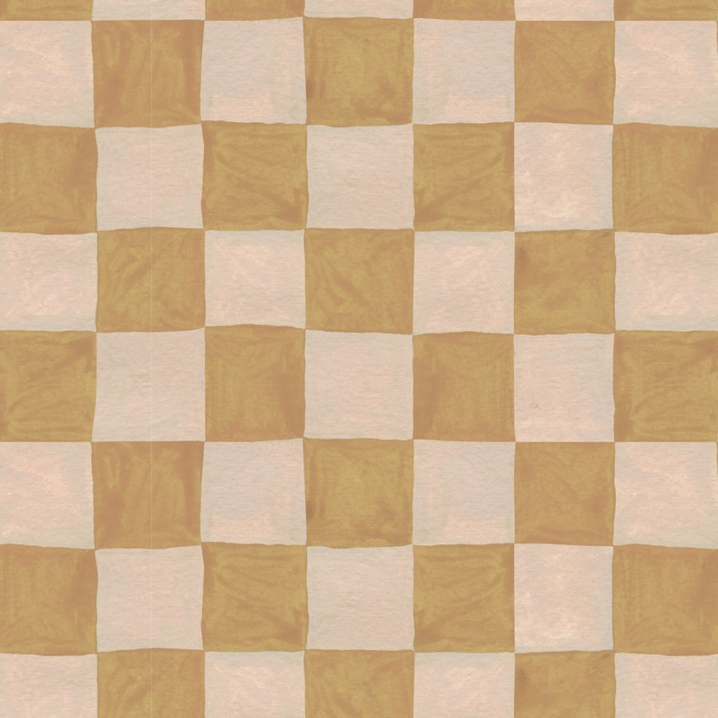 Behangstaal | Square blocks | Sand