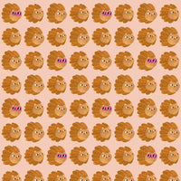 Behang | Lionhead | 100 x 270 cm | Pale pink