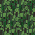 Behangstaal | Trees | Dark green