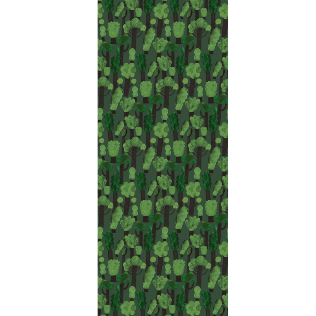 Behangstaal | Trees | Dark green