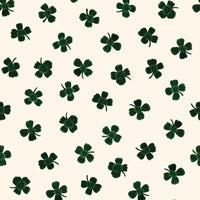Behang lucky clover | 100 x 320 cm | Groen | Joëlle Wehkamp