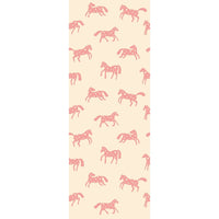 Behang magical horses | 100 x 320 cm | Crème | Joëlle Wehkamp