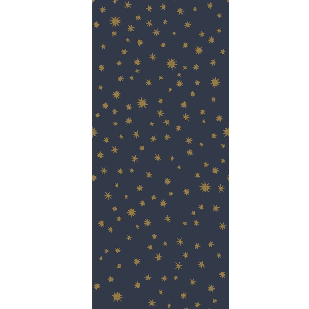 Behangstaal sterrennacht | Blauw | Joëlle Wehkamp