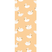 Behang zwanen | 100 x 270 cm | Buttercup | Joëlle Wehkamp