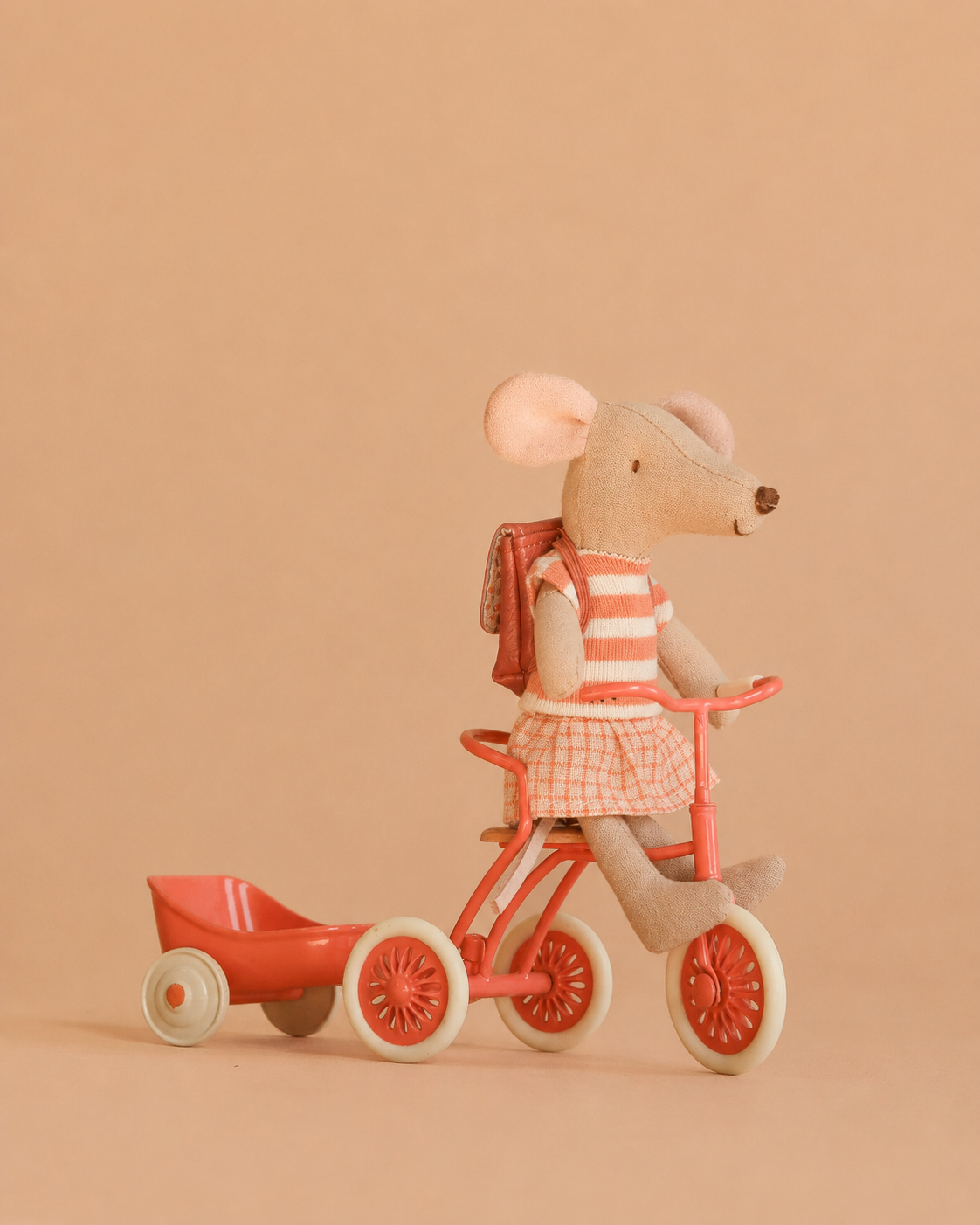 Maileg | Tricycle mouse | Big sister | Coral