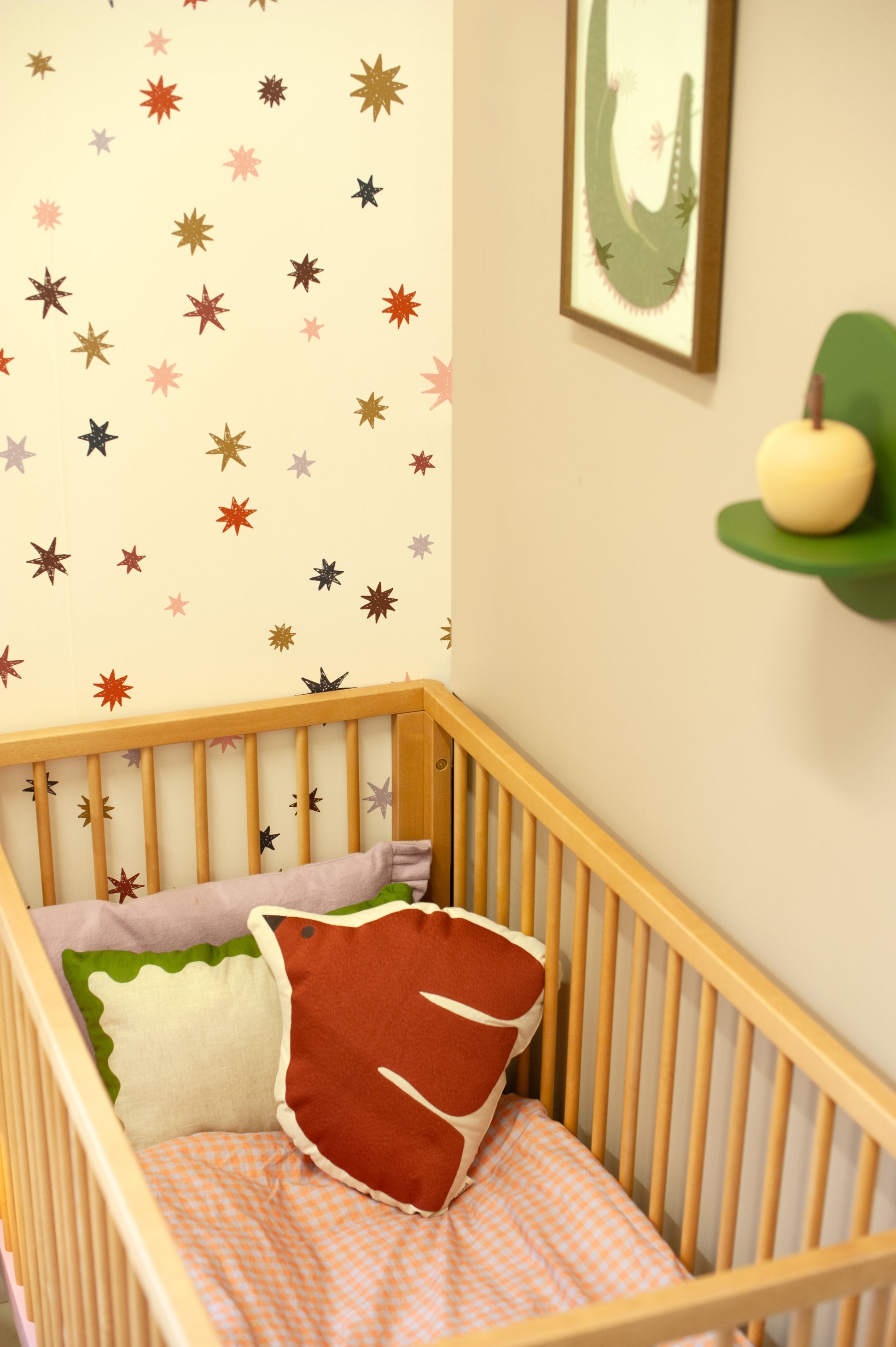 Behang sterrennacht | 100 x 270 cm | Multicolour | Joëlle Wehkamp