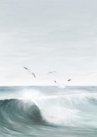 Wenskaart | Op de golven | A6