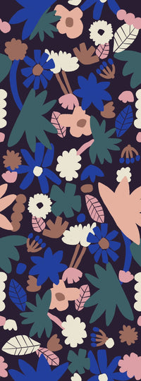 Behang | Flowerplay | 100 x 270 cm | Dark