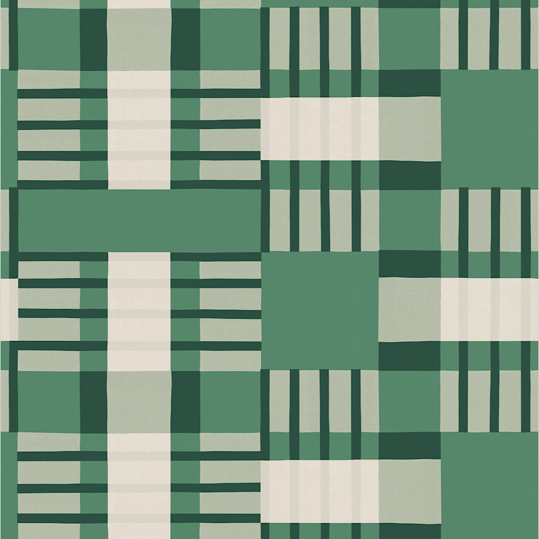 Behangstaal blocks | Groen | Sabine van Vessem